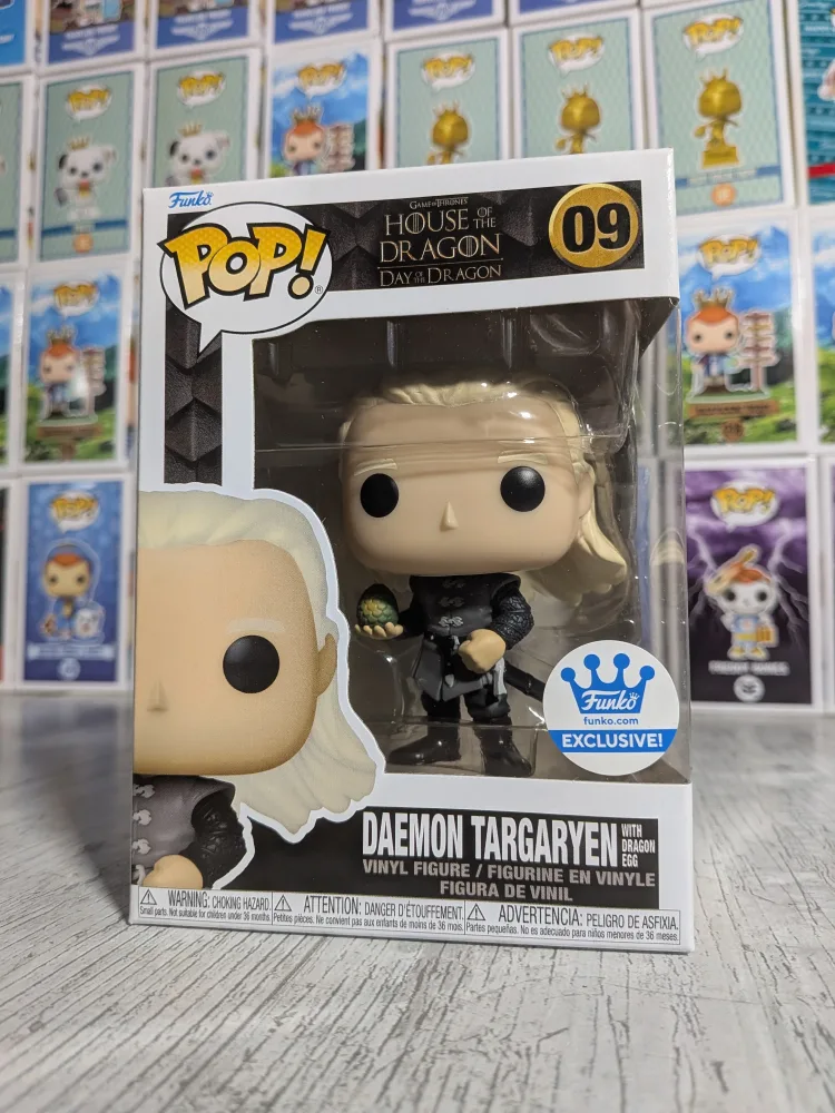Funko Pop Television #09 - Daemon Targaryen with Dragon Egg