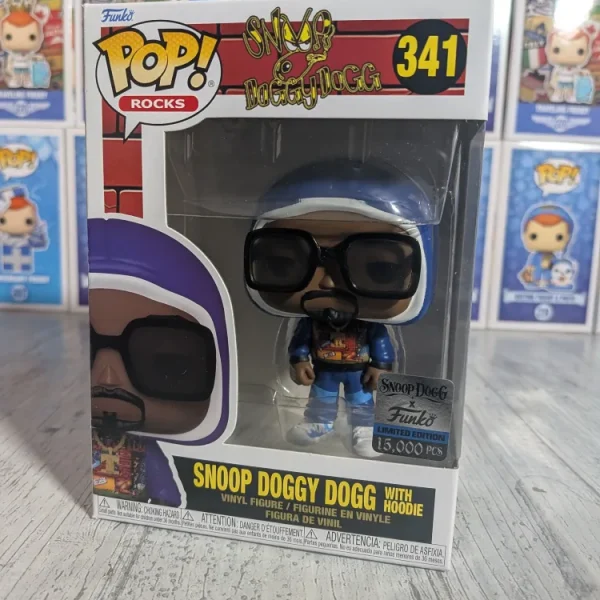 Funko pop Rocks #341 - Snoop Doggy Dogg with Hoodie (15000 PCS)