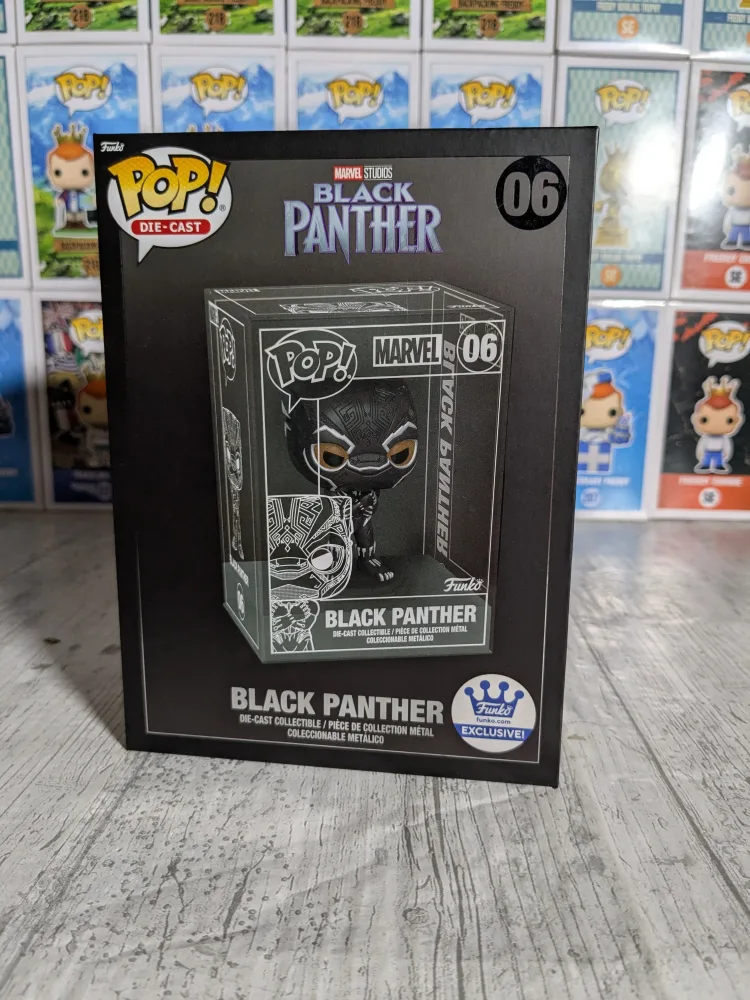 Funko pop Die-Cast Marvel Studios #06 - Black Panther