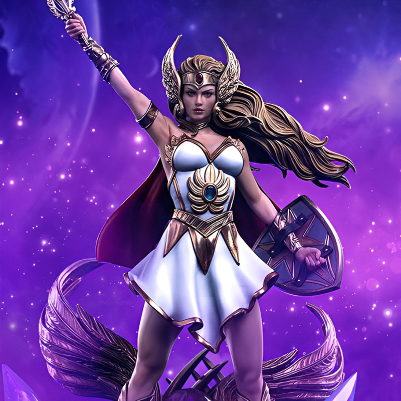 MAITRES DE L'UNIVERS Statue She-Ra Unleashed Art Scale Iron Studios