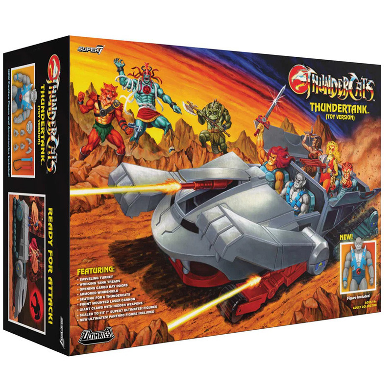COSMOCATS Ultimates ThunderTank and Panthro Toy Color Super7