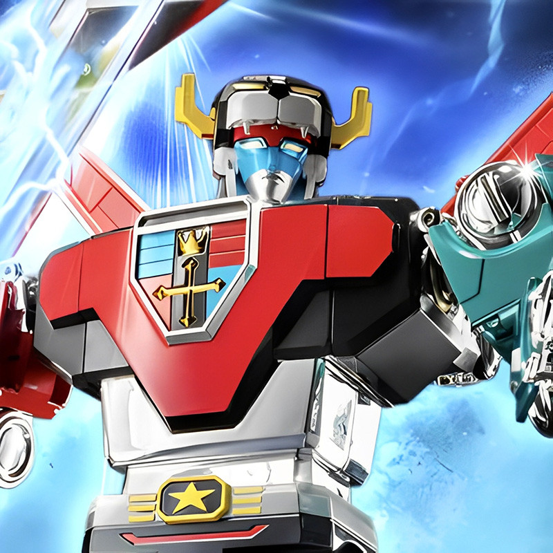 VOLTRON Figurine Robo-Dou Voltron Retro Toy Edition Threezero