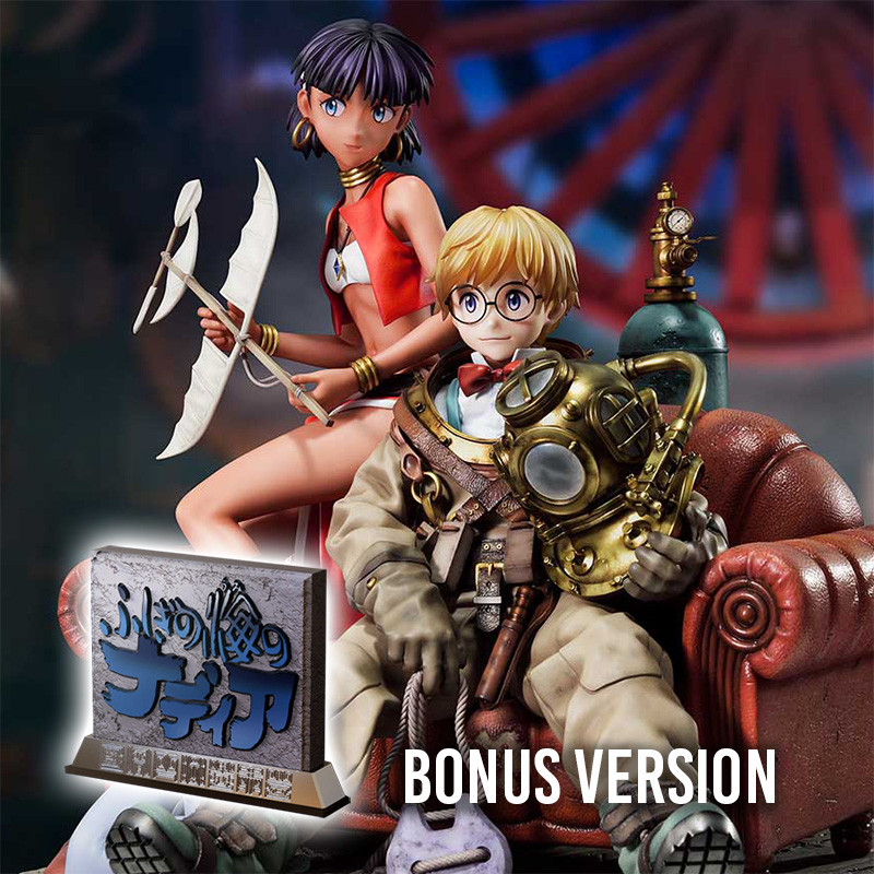NADIA LE SECRET DE L'EAU BLEUE Statue Nadia & Jean Concept Masterline Bonus Version Prime 1 Studio