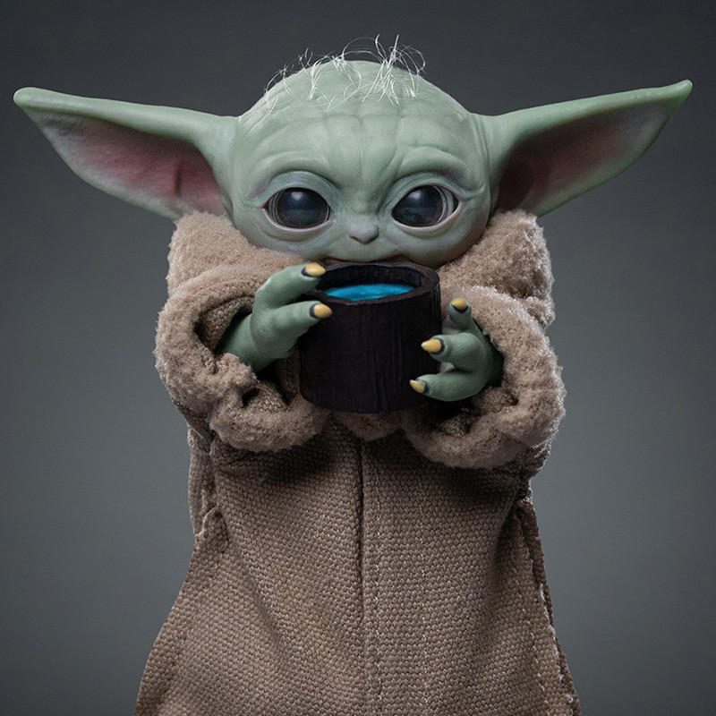 THE MANDALORIAN & GROGU Statue Grogu Always Hungry Grogu Collection Iron Studios