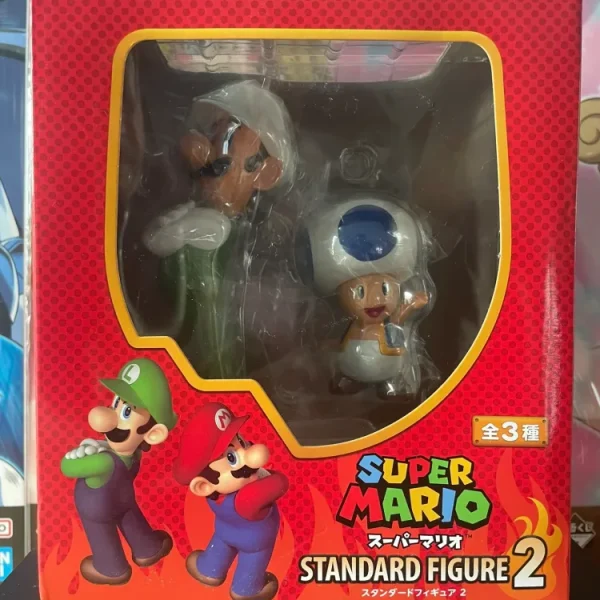 Super Mario – Luigi & Toad Figure Super Mario Standard Figure Vol.02 Fire 16 cm Nihon Auto Toy