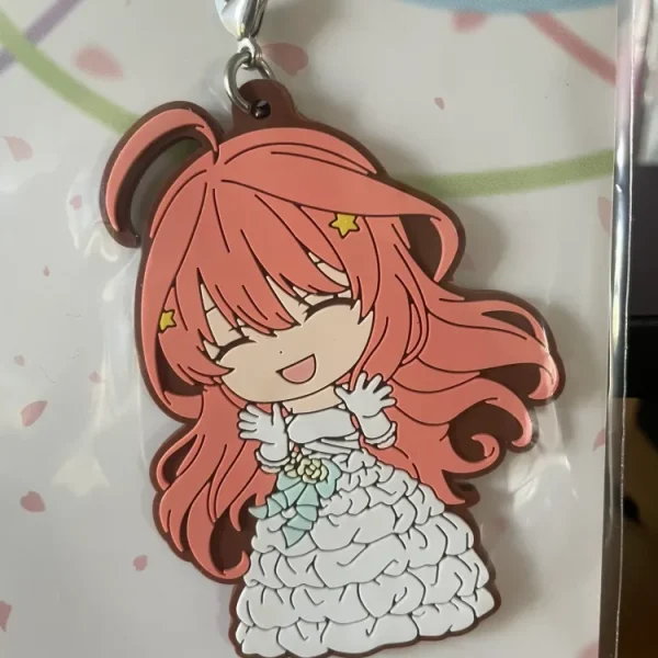 The Quintessential Quintuplets – Porte-clés caoutchouc Itsuki Nakano Ichiban Kuji Itsutsugo Game Final 6,5 cm