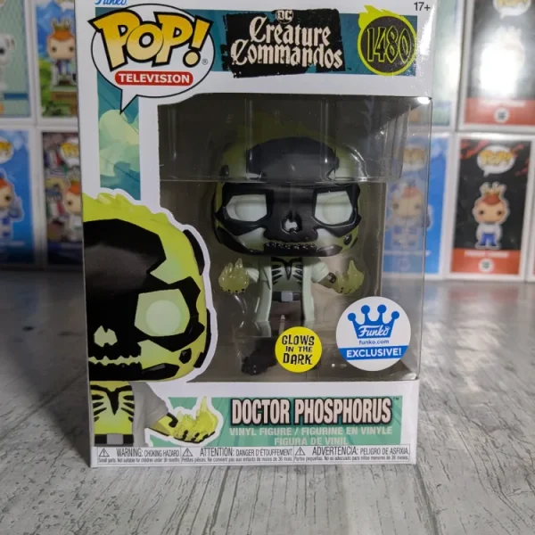 Funko pop Creature Commandos #1480 - Doctor Phosphorus (Glow)