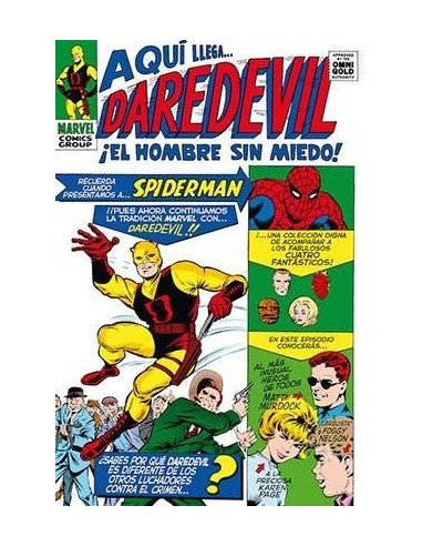 DAREDEVIL 01. EL HOMBRE SIN MIEDO (MARVEL GOLD)